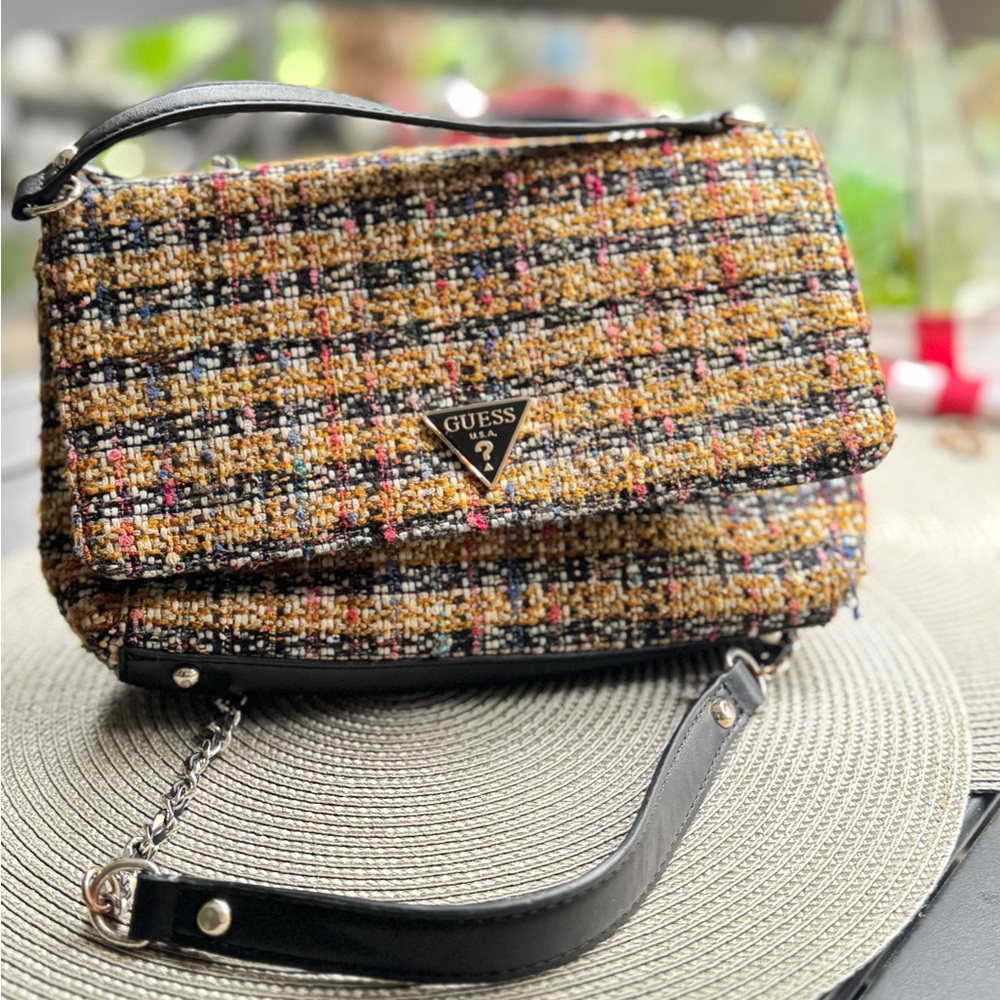 Guess Multicolor Tweed Women's Bag